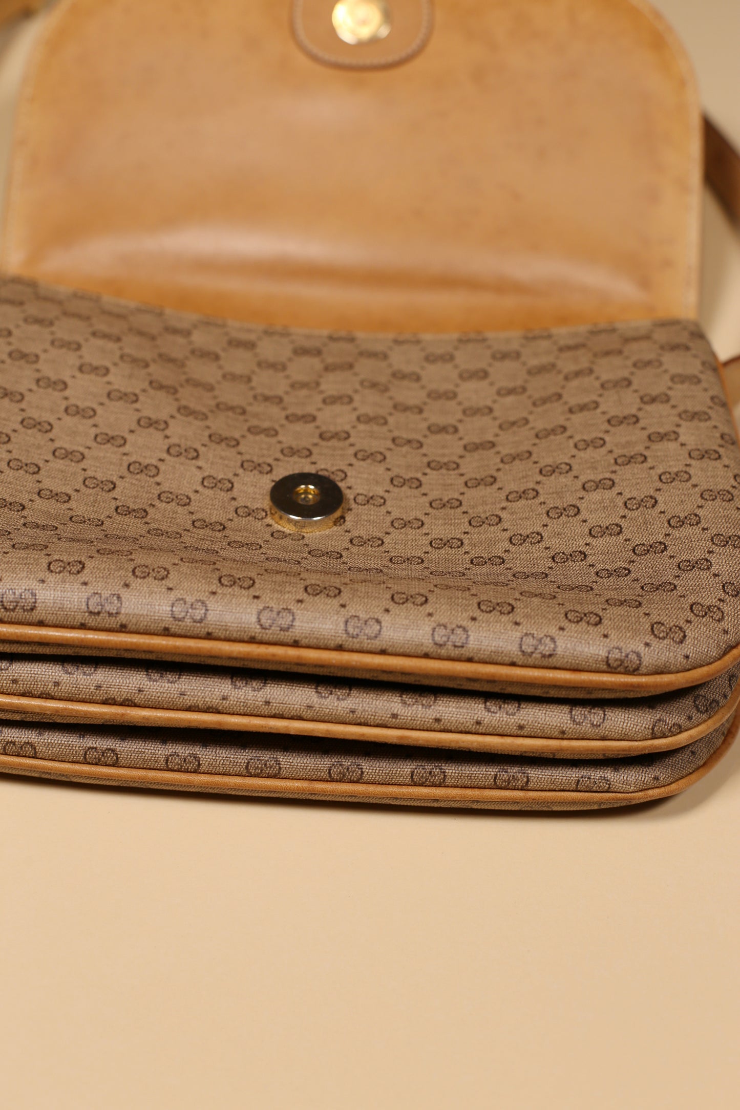 Vintage Gucci 80s - Canvas Bag with Guccissima Logo