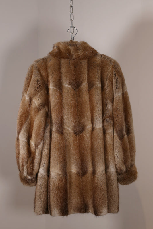 Vintage Golden Bisam Jacket "Anaïs"