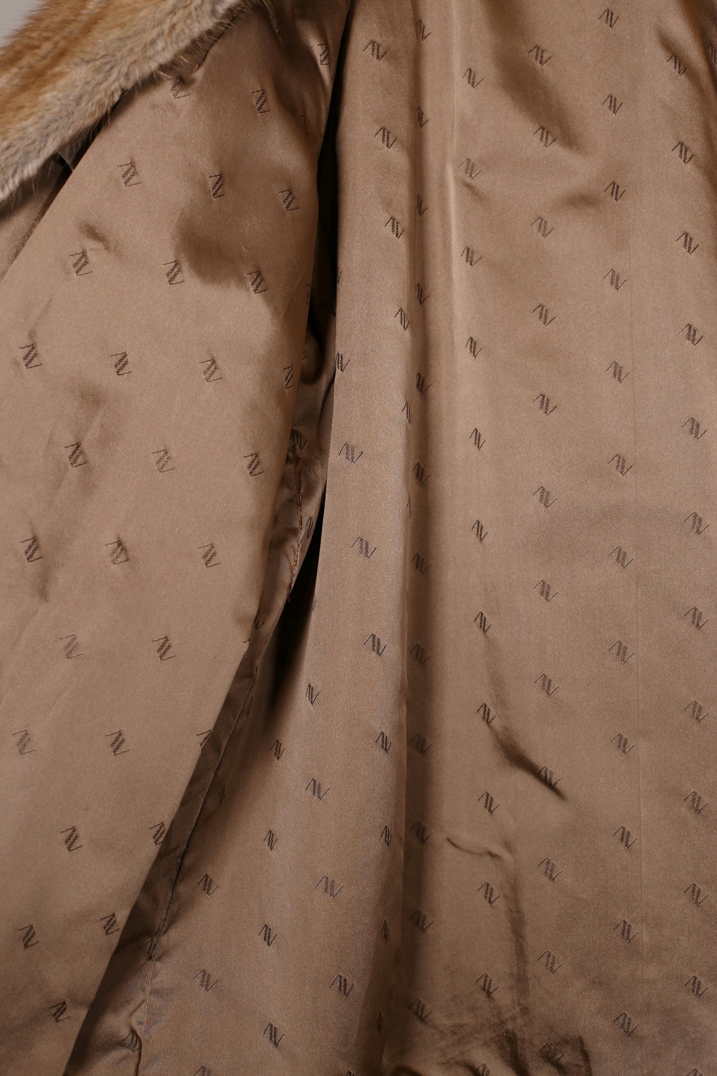 Vintage Golden Bisam Jacket "Anaïs"