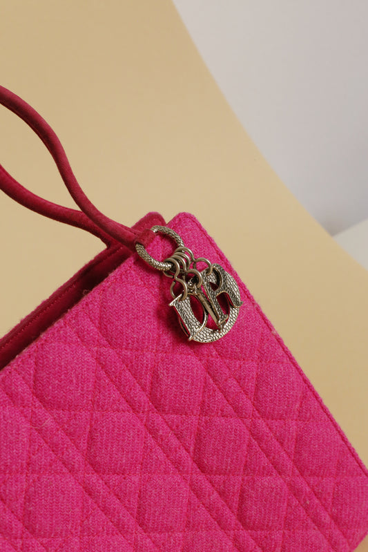 Vintage Lady Dior in bright Pink