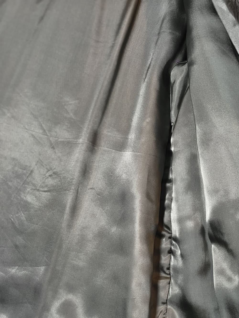 Vintage Persian Lamb Coat with grey Mink Collar "Marylin"