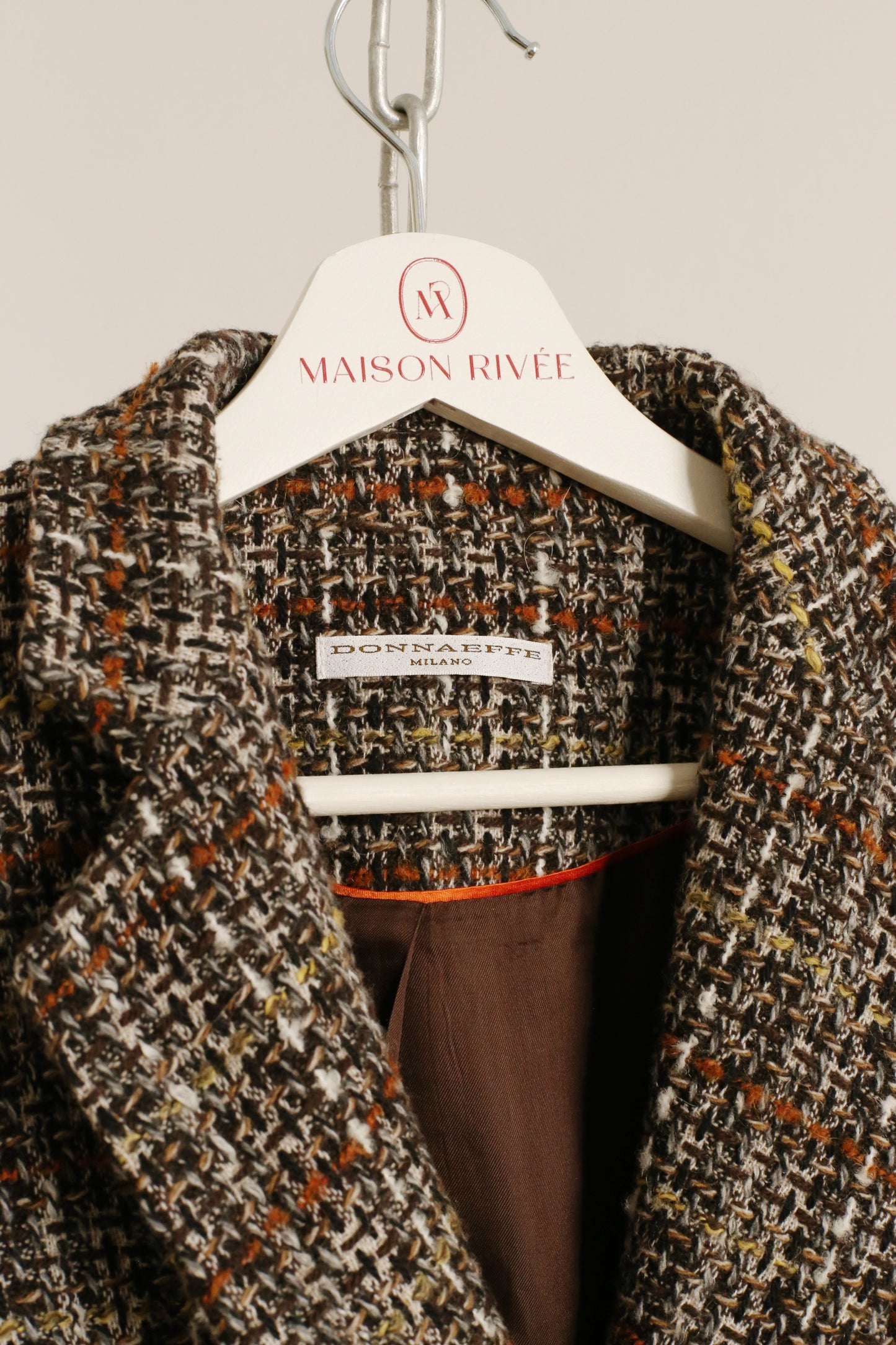 DonnaEffe Milano Textured Tweed Blazer