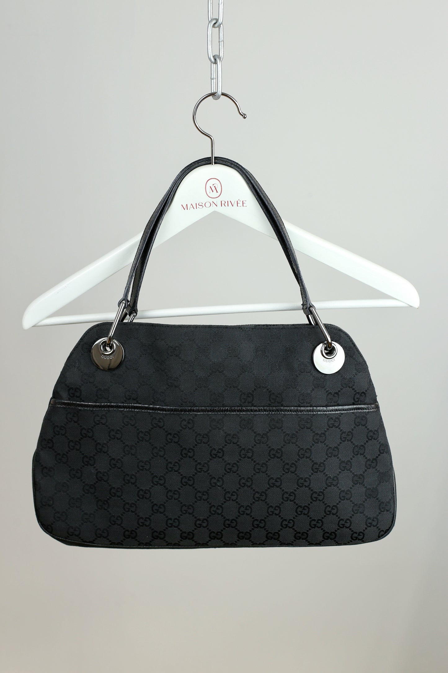 Vintage Gucci GG-Logo-Canvas Bag from the late-1990s