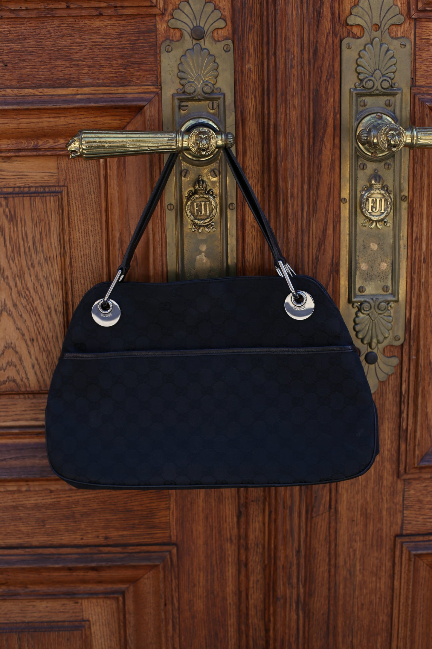 Vintage Gucci GG-Logo-Canvas Bag from the late-1990s