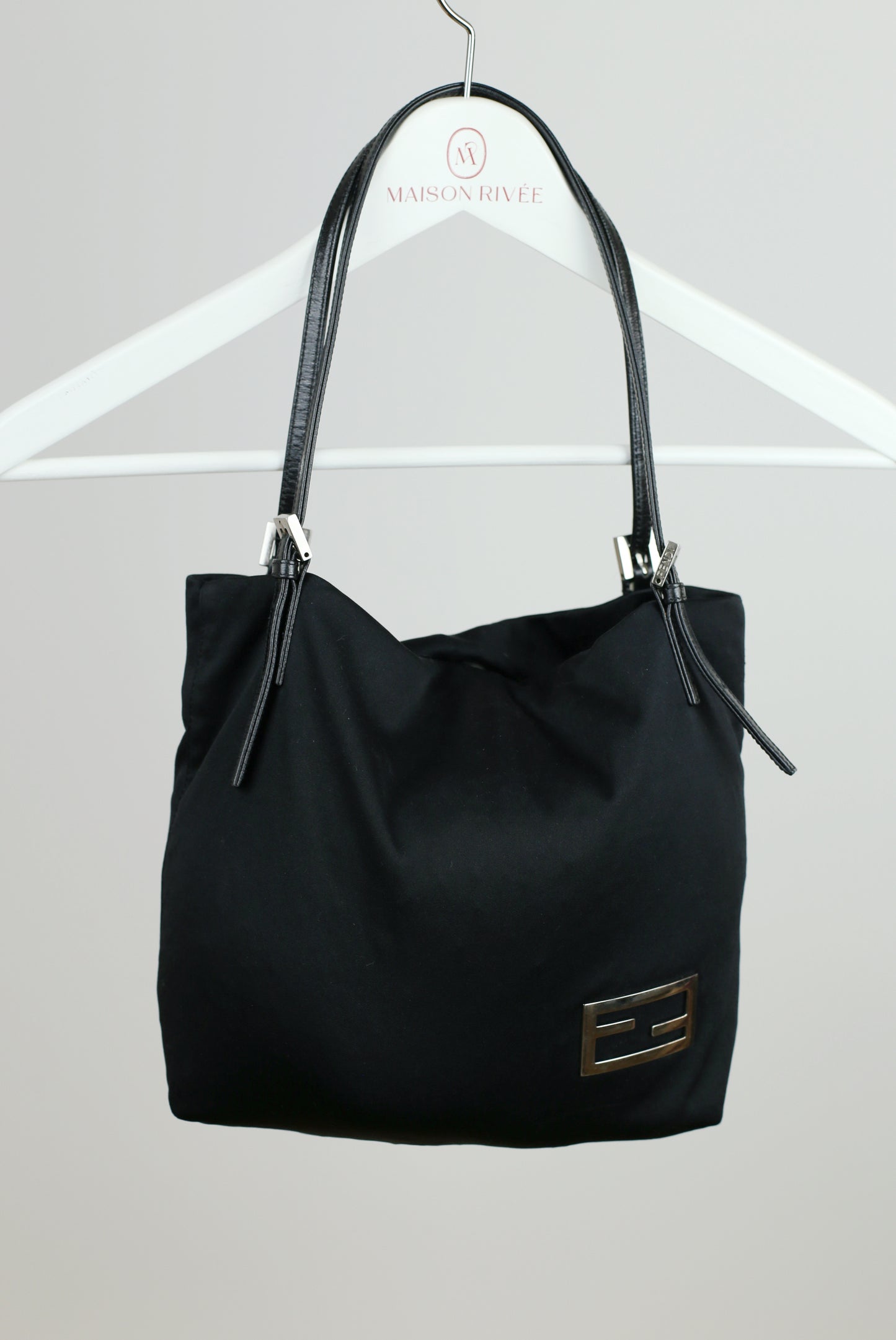 Vintage Fendi Soft Black Handbag