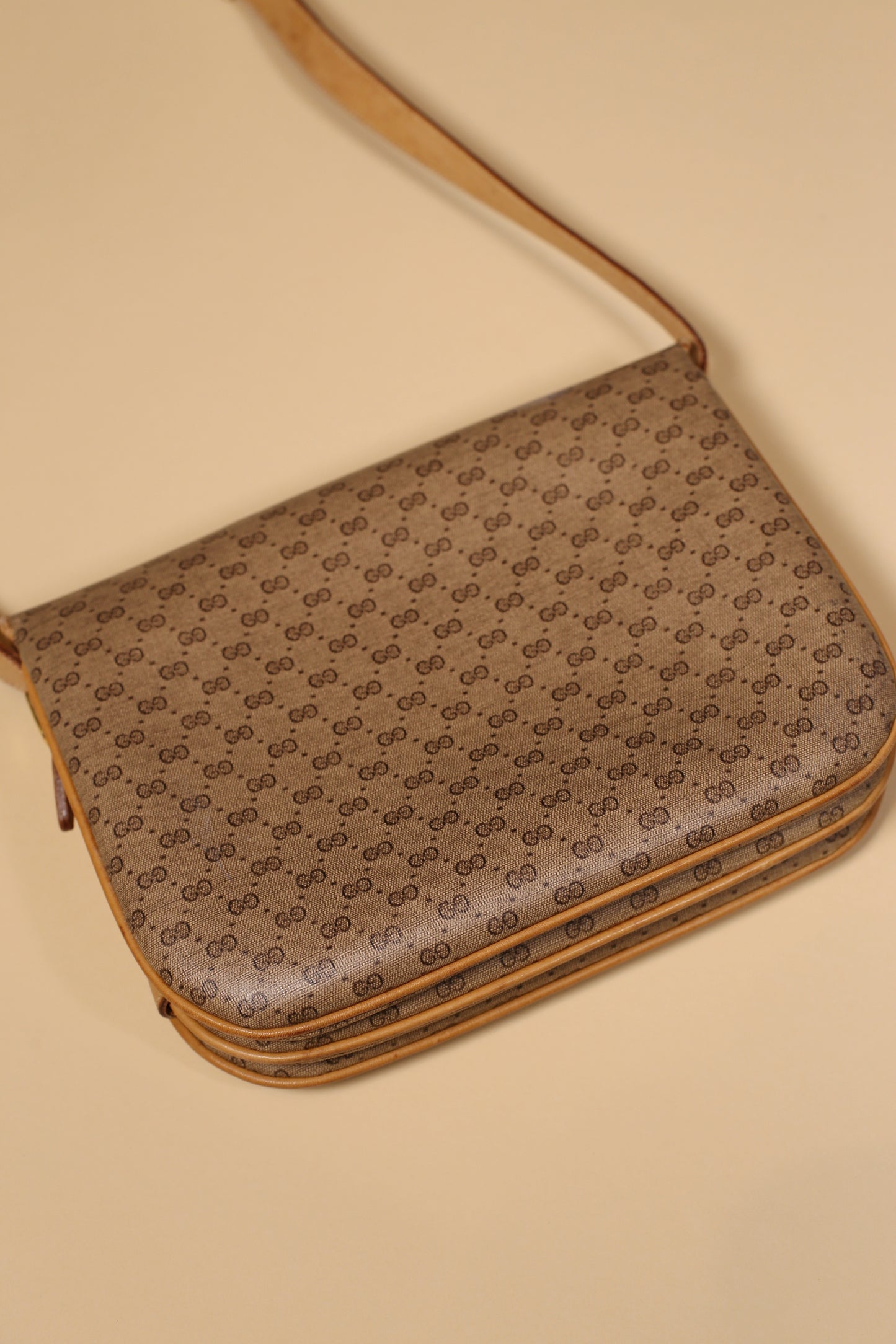 Vintage Gucci 80s - Canvas Bag with Guccissima Logo