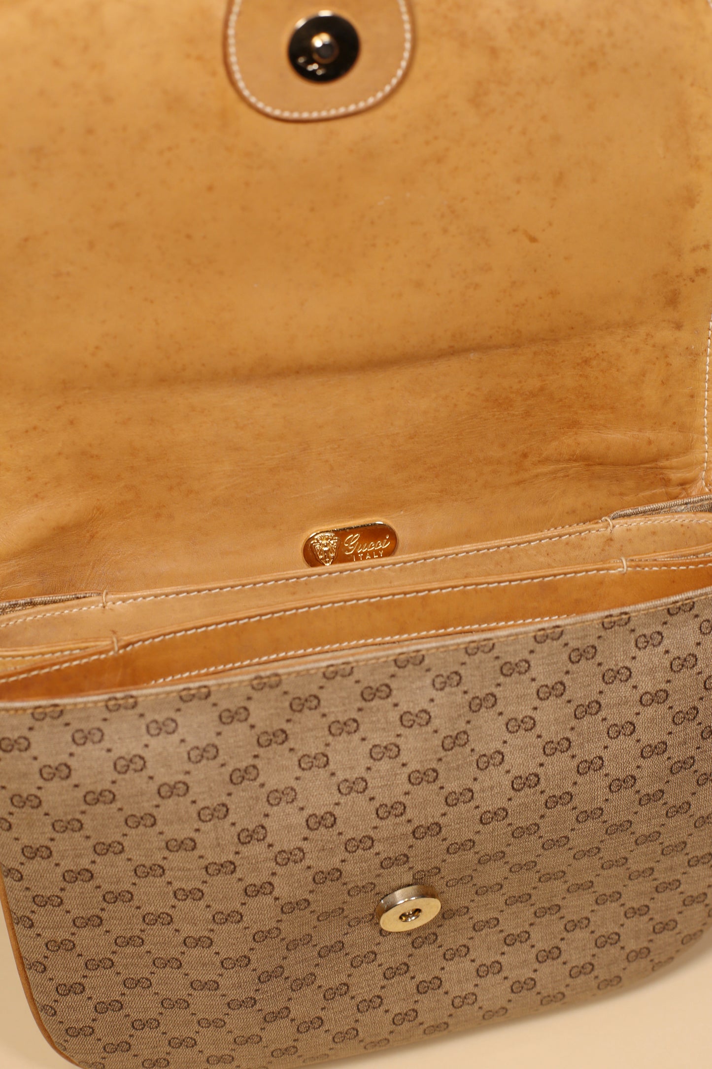 Vintage Gucci 80s - Canvas Bag with Guccissima Logo