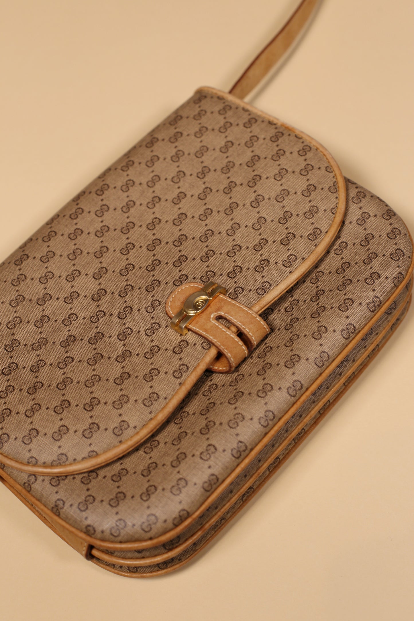 Vintage Gucci 80s - Canvas Bag with Guccissima Logo