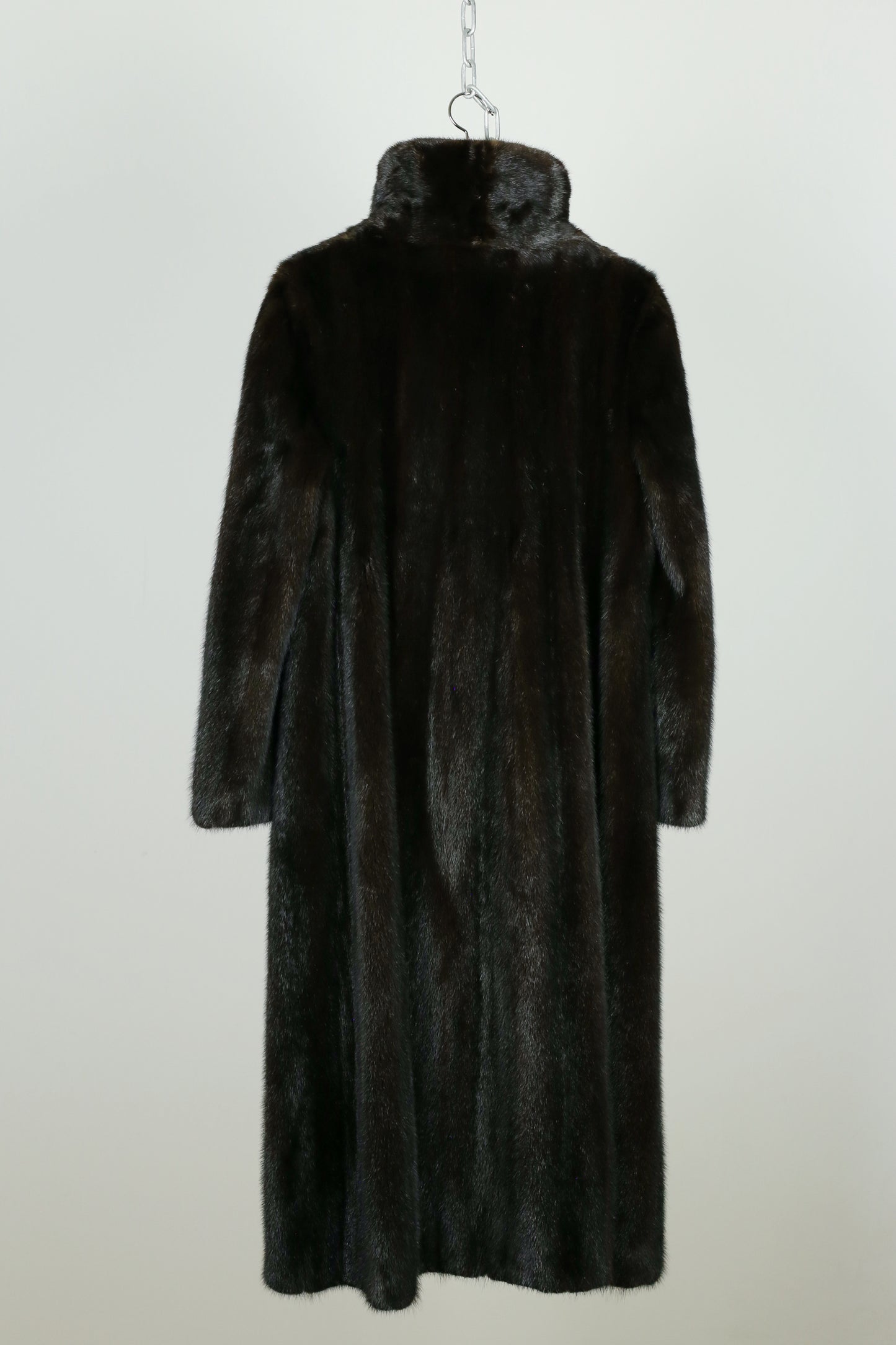 Long Premium Black Mink Coat "Aphrodite"