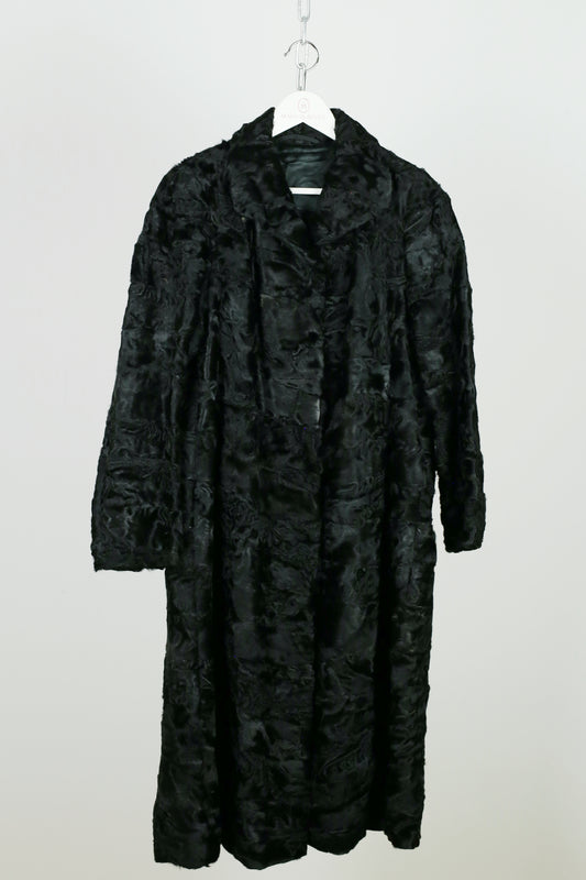 The Sleek Black Persianer Lamb Coat (Karakul) "Naomi"