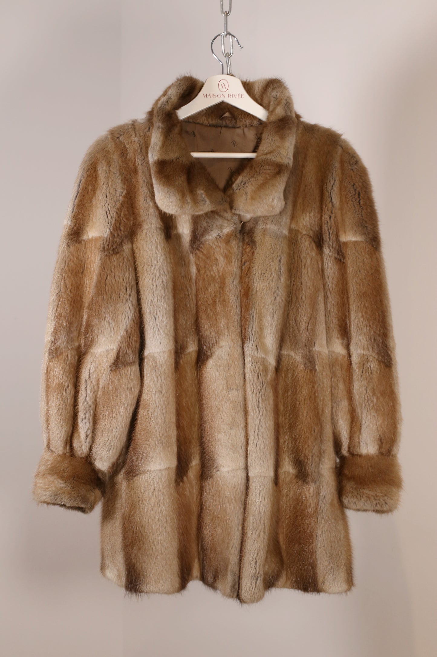 Vintage Golden Bisam Jacket "Anaïs"