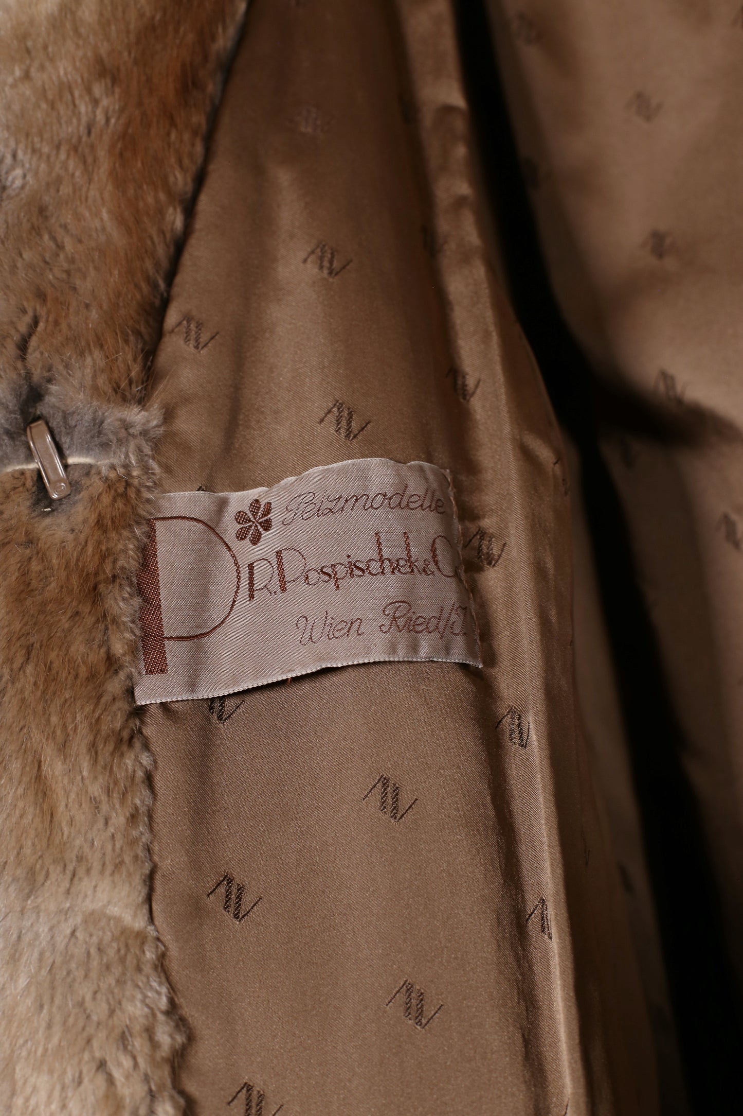 Vintage Golden Bisam Jacket "Anaïs"