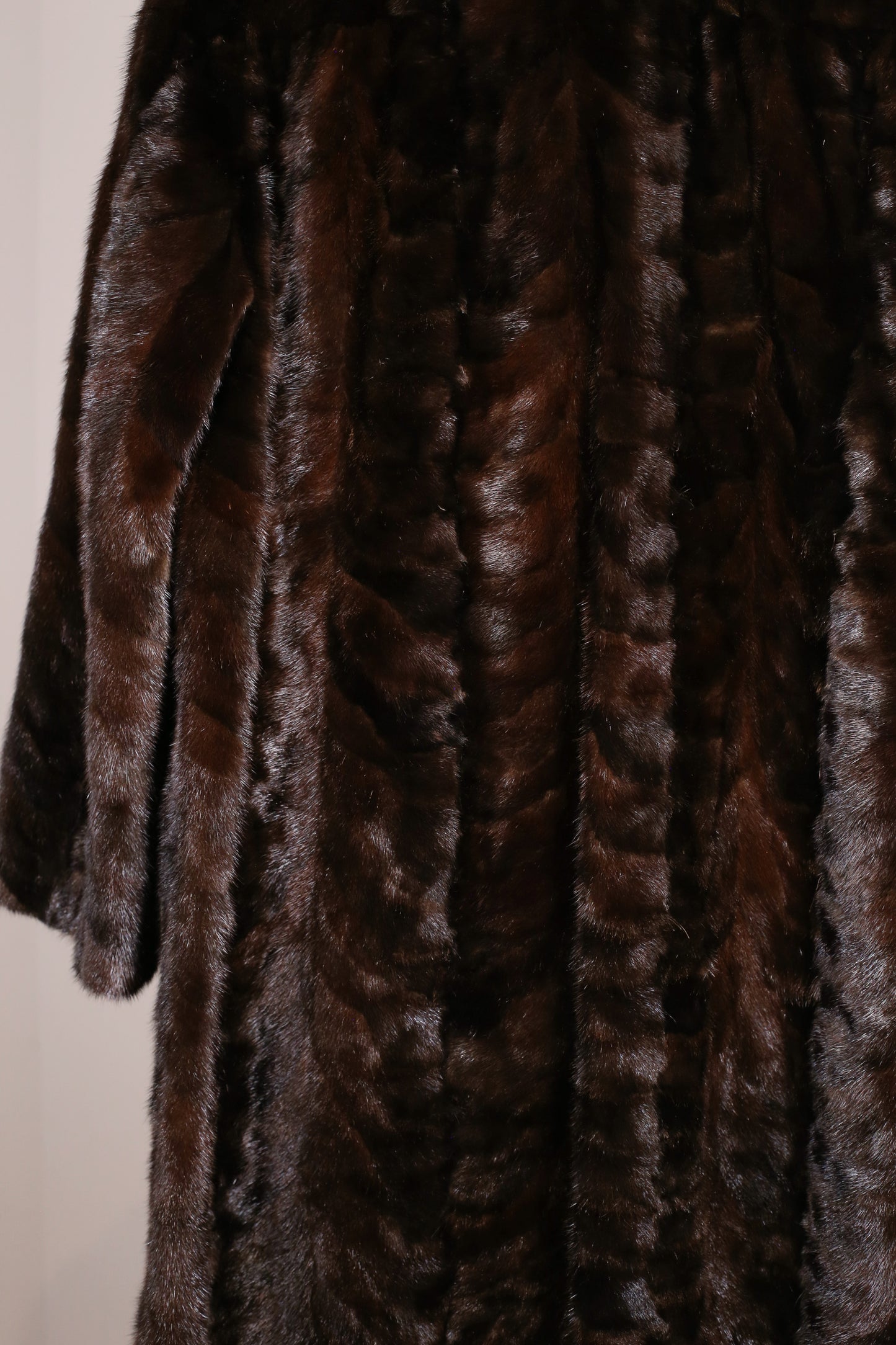 Vintage Deep Brown Mink Coat "Valentina"
