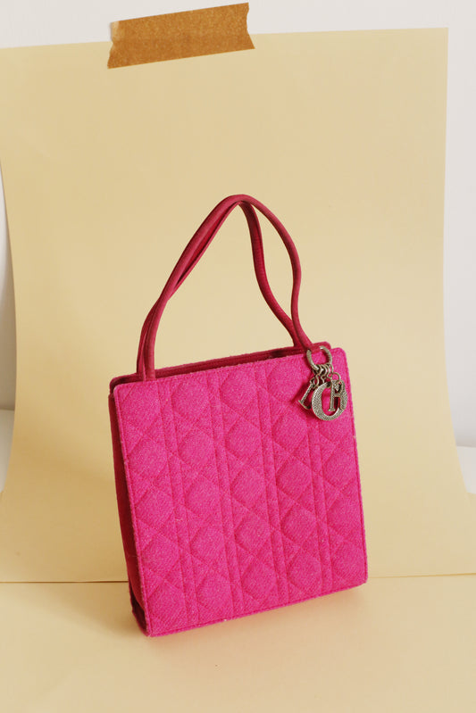 Vintage Lady Dior in bright Pink