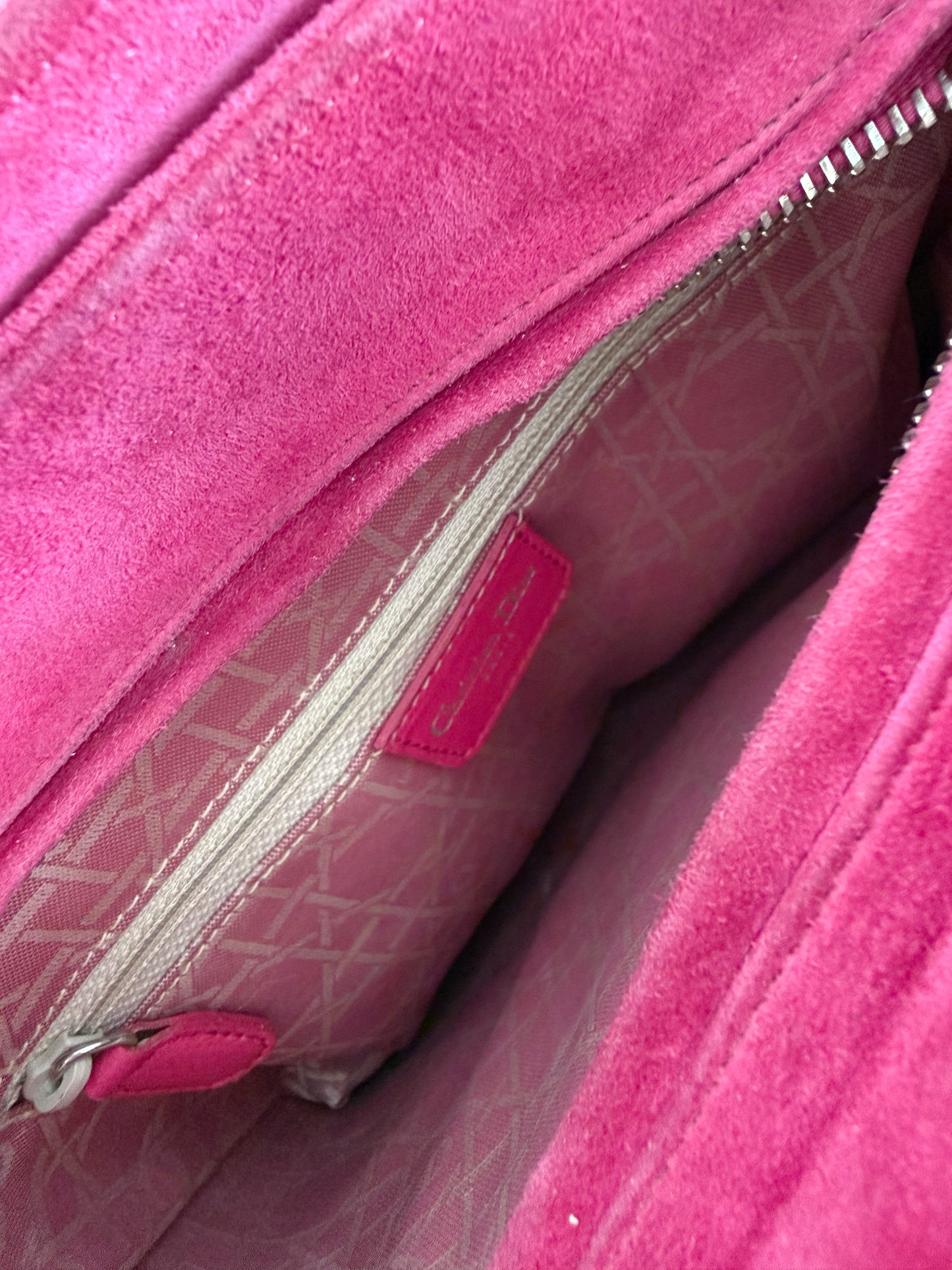 Vintage Lady Dior in bright Pink