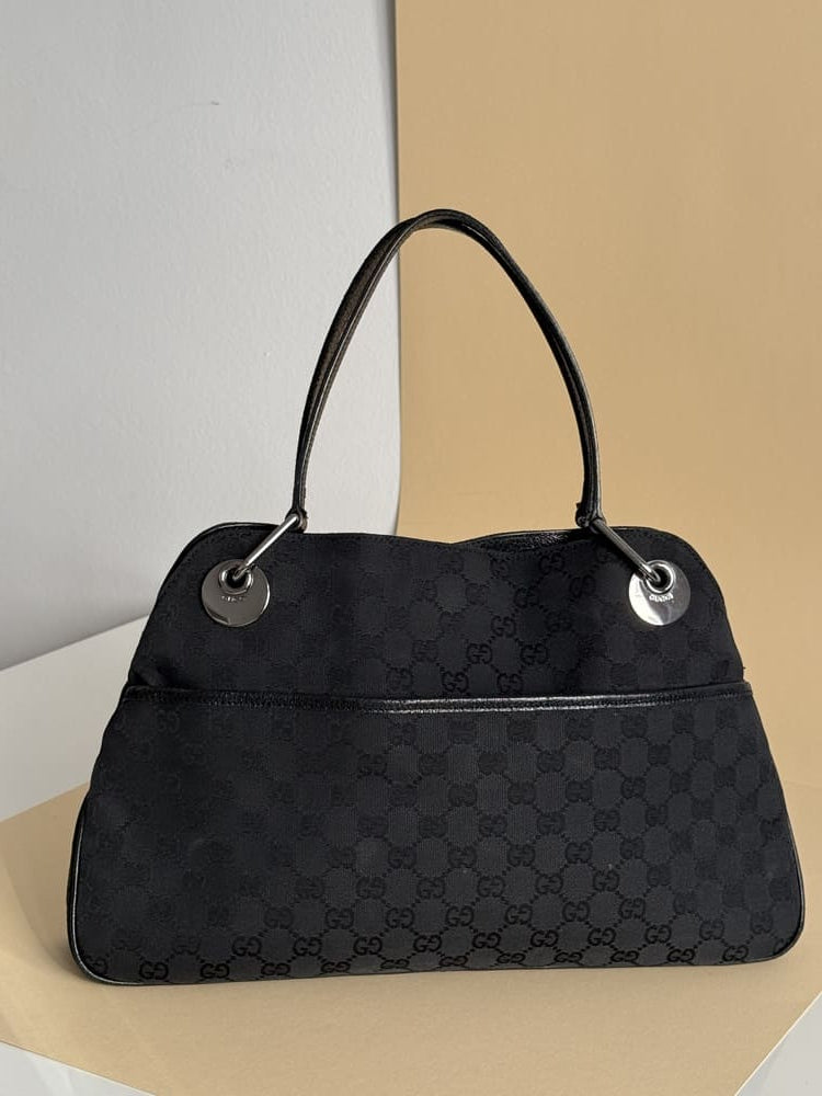 Vintage Gucci GG-Logo-Canvas Bag from the late-1990s